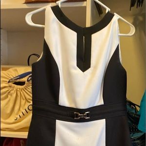 Black and white dress